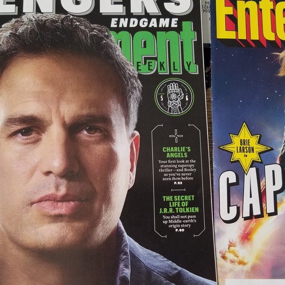 Entertainment Weekly Lot of 6, Avengers, Captain Marvel Deadpool 2 Black Panther - Picture 6 of 8